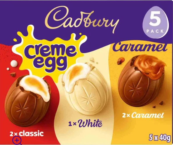 Cadbury Mixed Chocolate Filled Egg 200g 5 Pack - Image 4