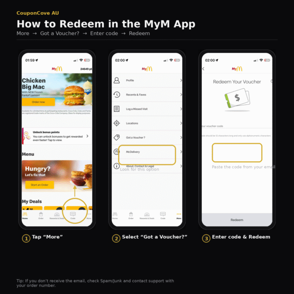 McDonald’s $50 Digital Voucher Code (AU) — Email Delivery - Image 4