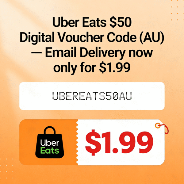 Uber Eats $50 e-voucher code (Australia) – sent by email - Image 3